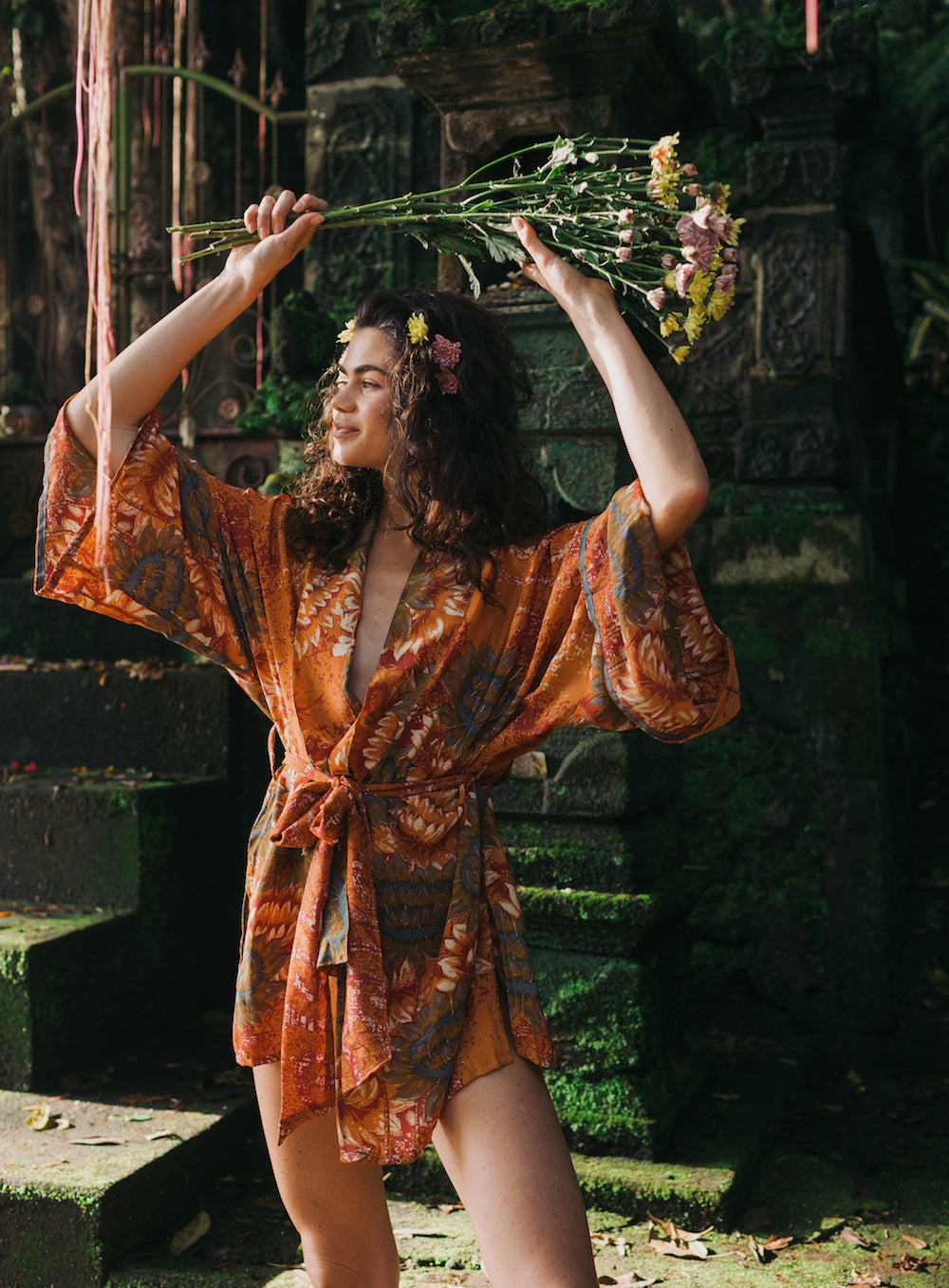 Kimono Wrap Dress - Royce