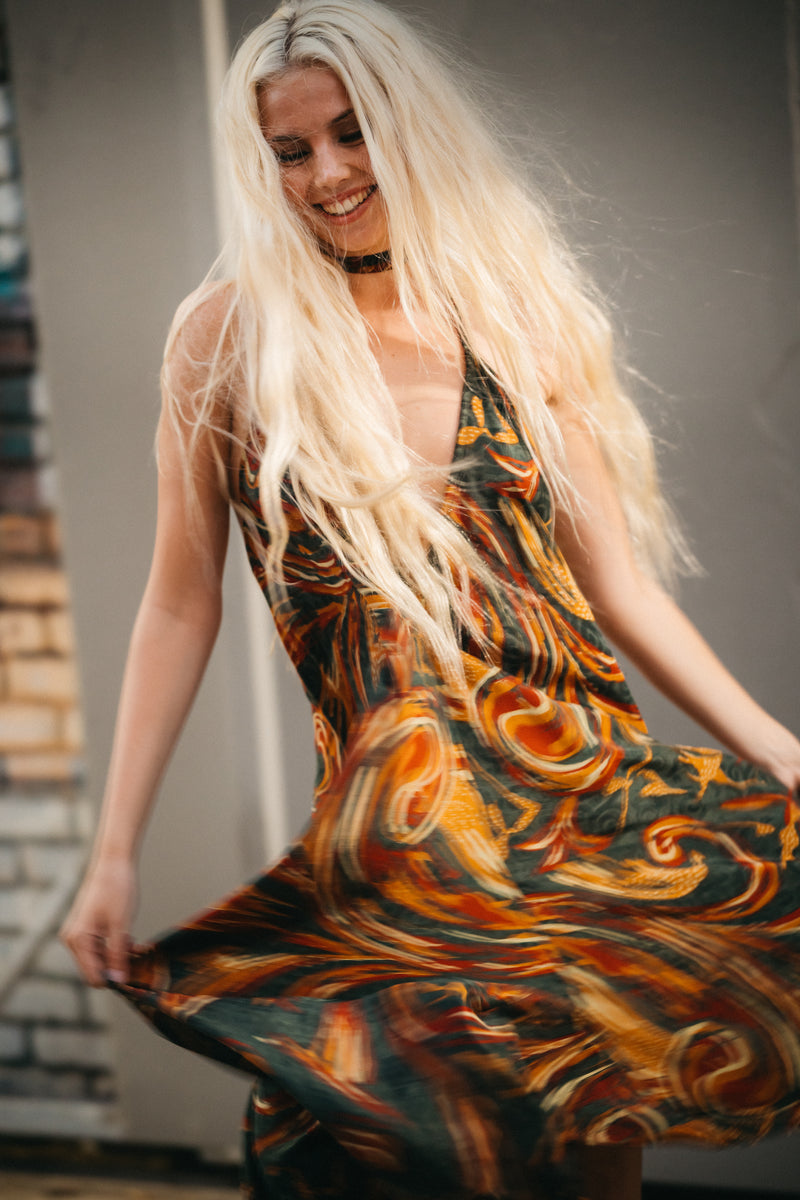 dress sun Child Classic Silk satin sage maxi wrap dress this yellow sundress is Party Wear Best Club Color::#3-Dark Magenta