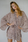 Kimono Wrap Dress - Goyote