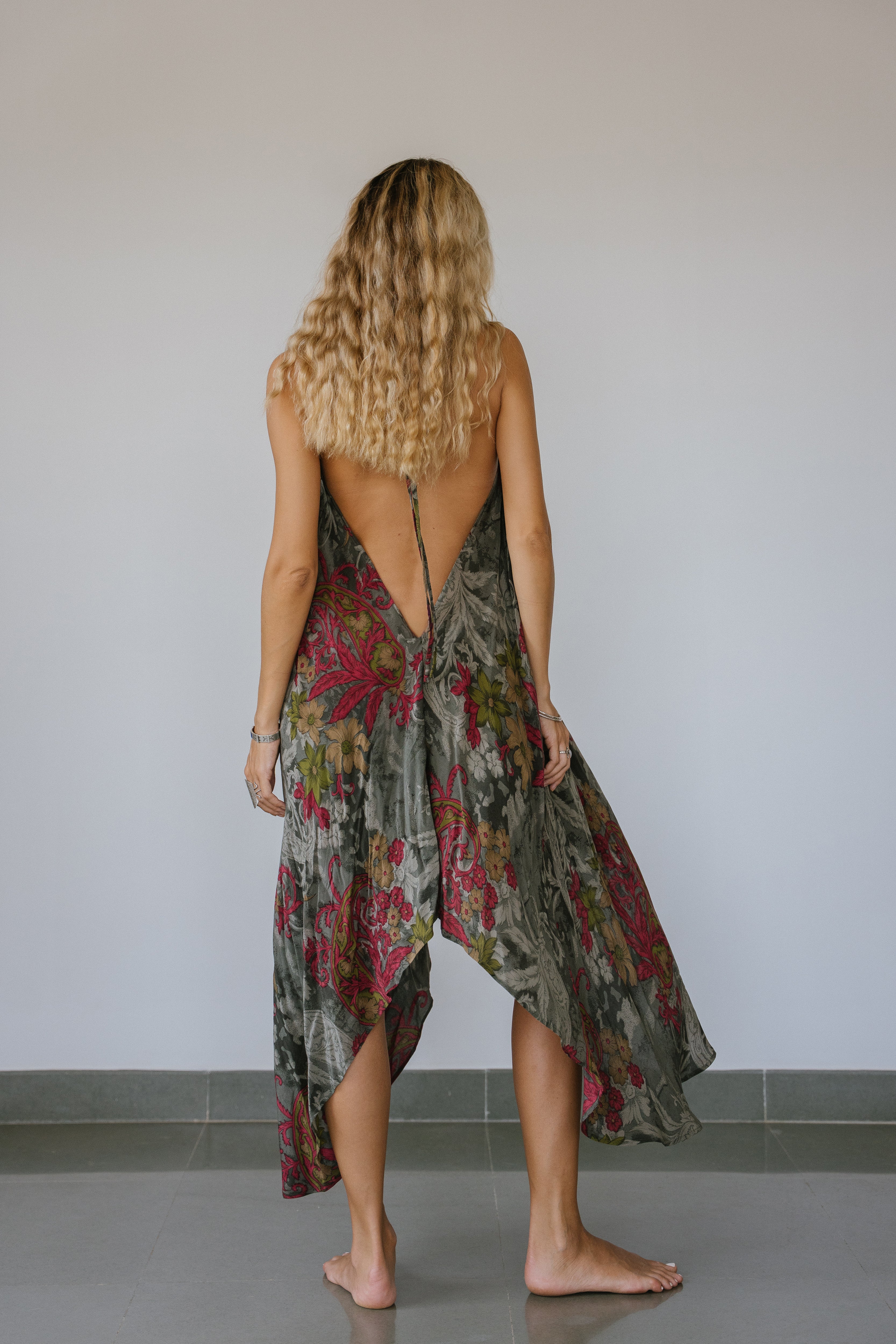 Sun Child Classic Silk Dress - Sylvia