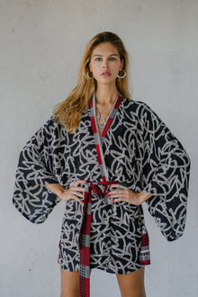  Kimono Wrap Dress - Zest
