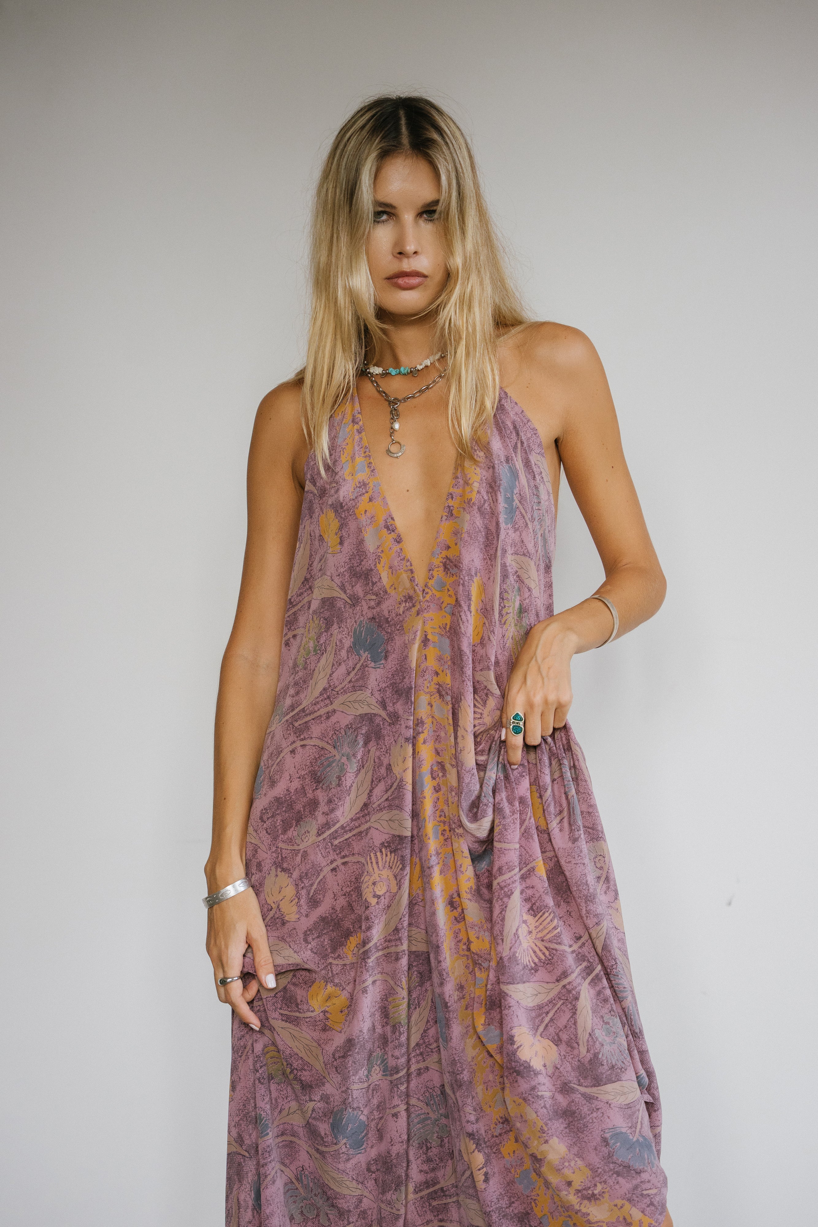 Sun Child Classic Silk Dress - Katie