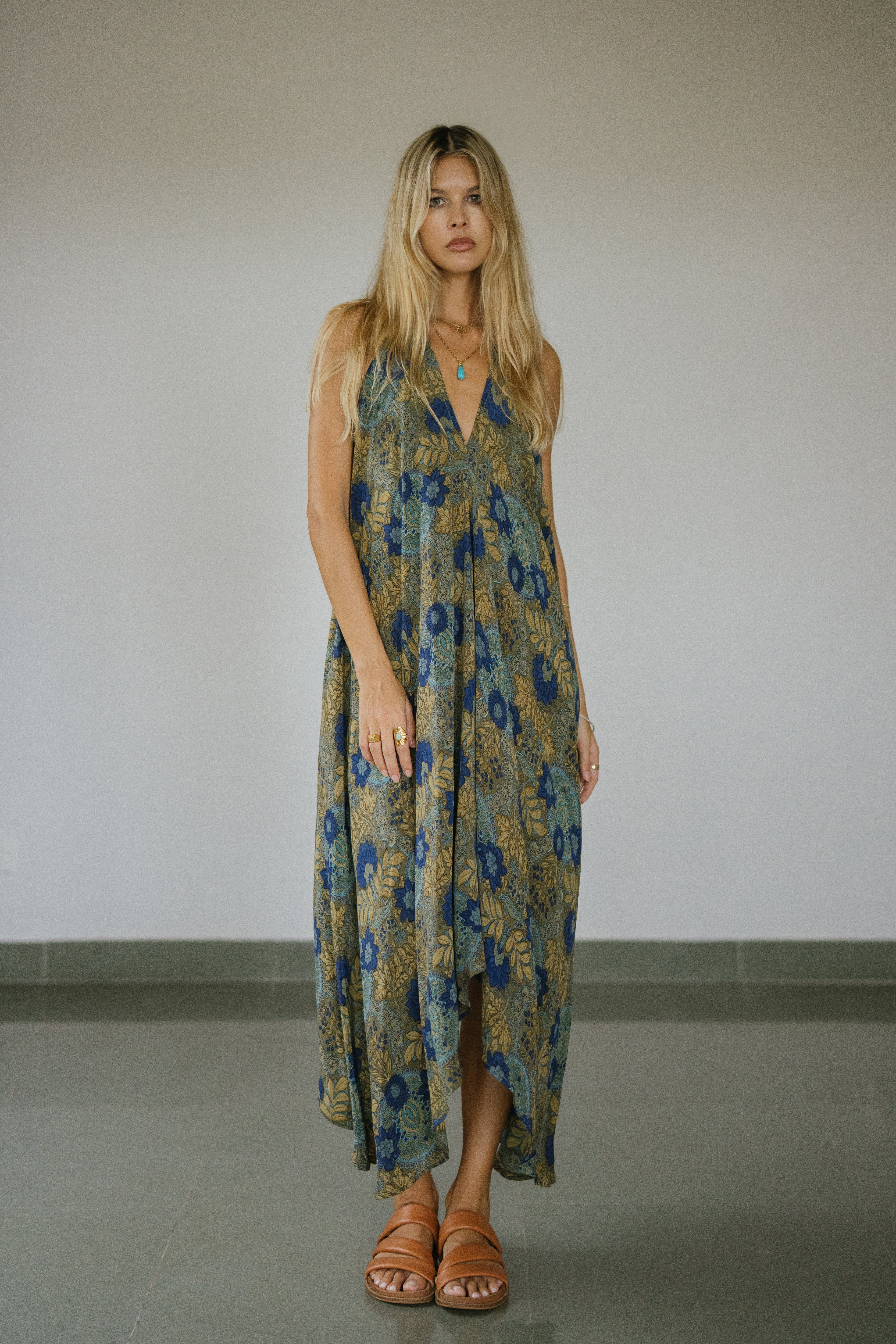 Sun Child Classic Silk Dress - Bronny