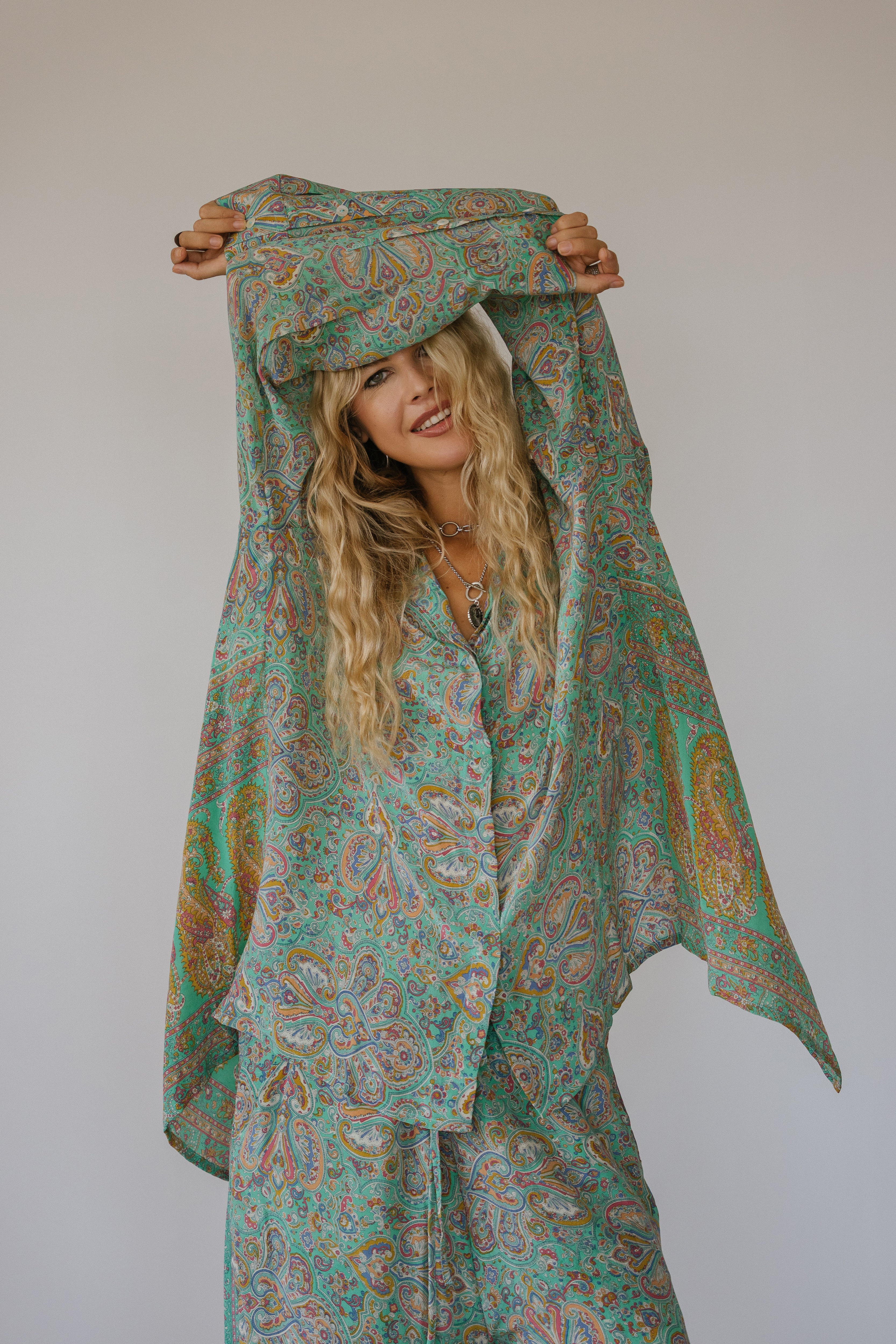 Open Back Boyfriend Shirt - Chuck