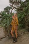Kimono Wrap Dress - Citrus