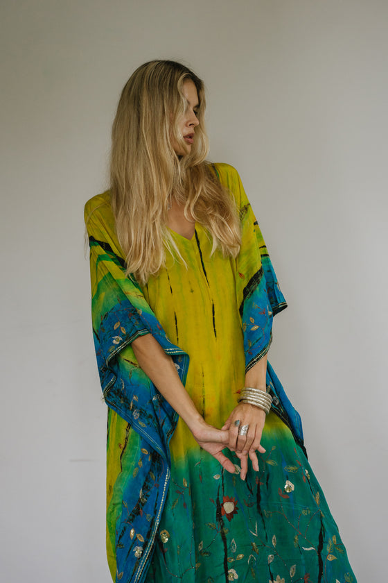 Long Caftan - Raffia