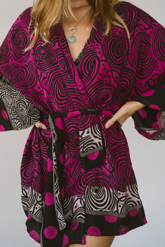 Kimono Wrap Dress - Arte