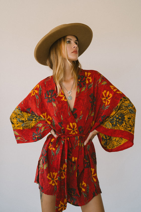 Kimono Wrap Dress - Luciee