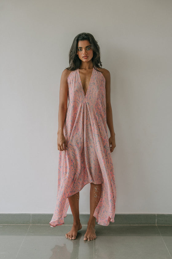 Sun Child Classic Silk Dress - Bowie