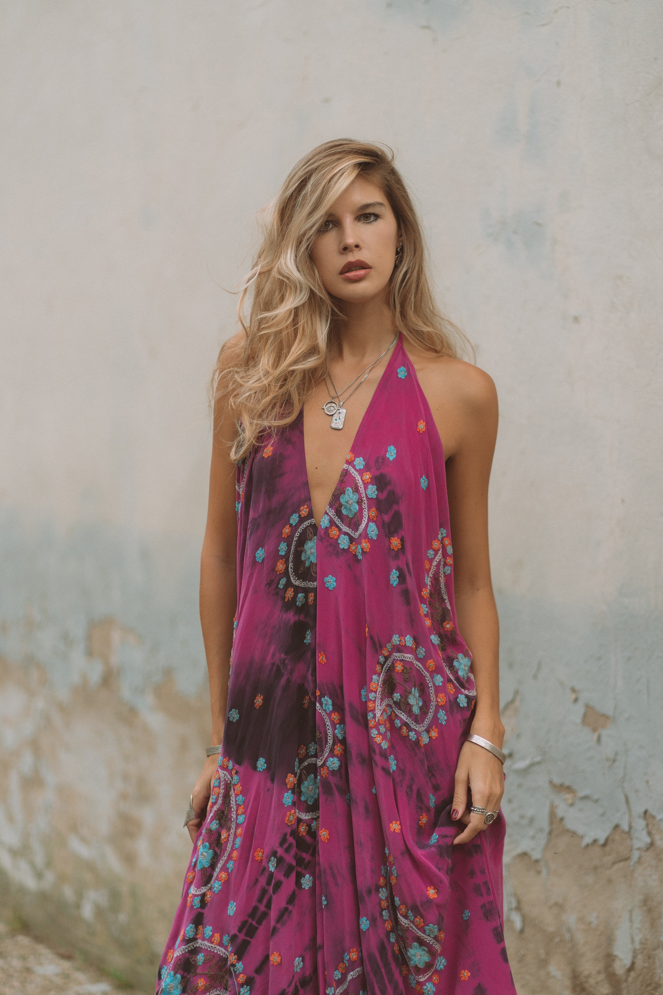 Sun Child Classic Silk Dress - Tana