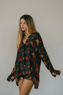  Open Back Boyfriend Shirt - Rosi