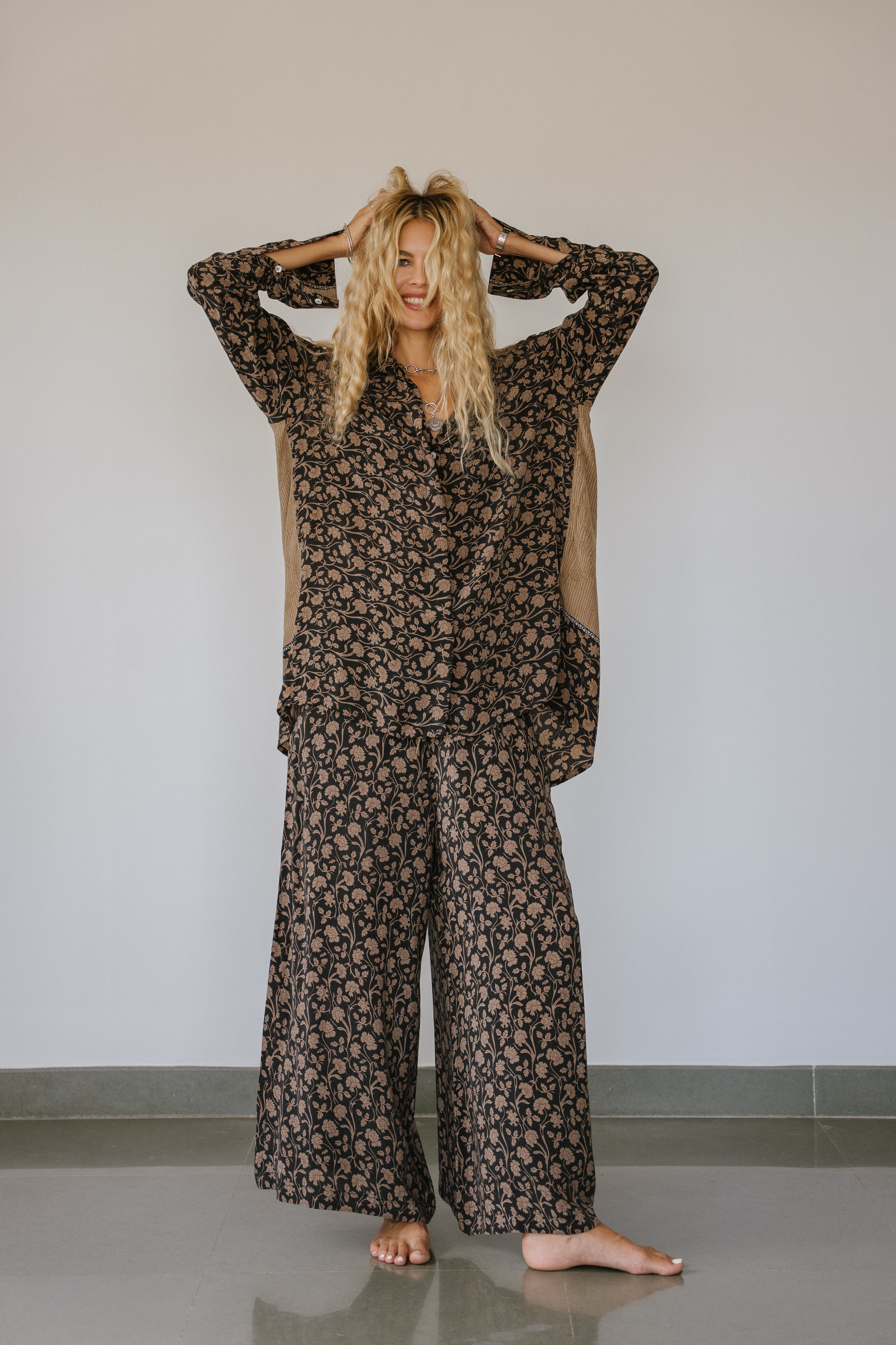 Open Back Boyfriend Shirt - Jane