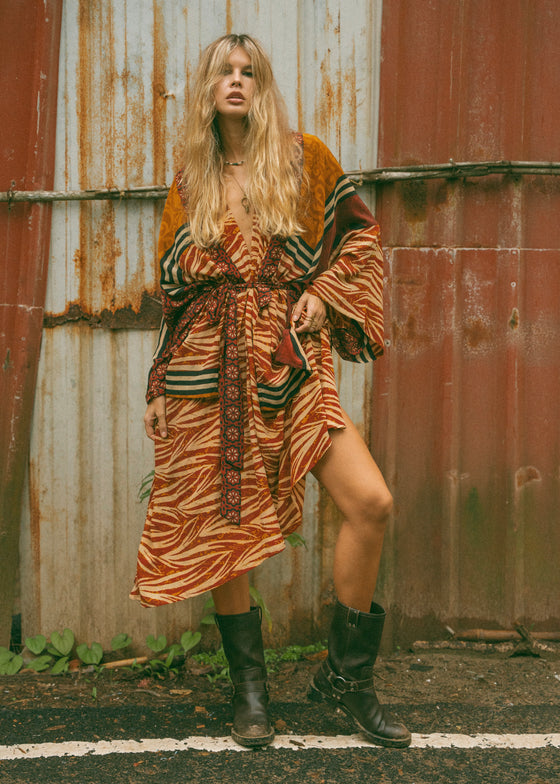 Kimono Wrap Dress - Willyum