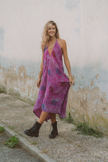  Sun Child Classic Silk Dress - Fiyero