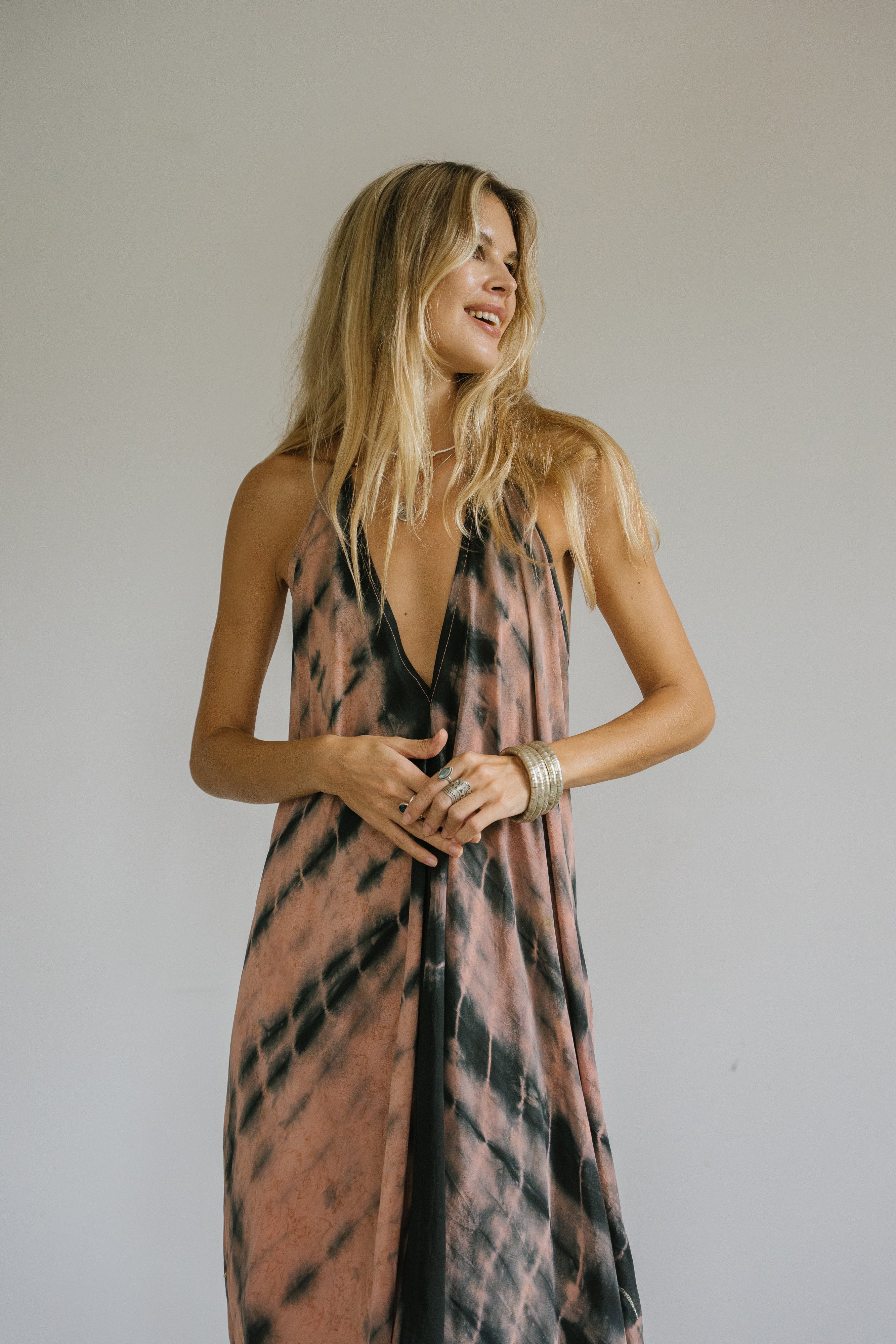 Sun Child Classic Silk Dress - Kylie