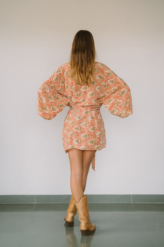 Kimono Wrap Dress - Kelce