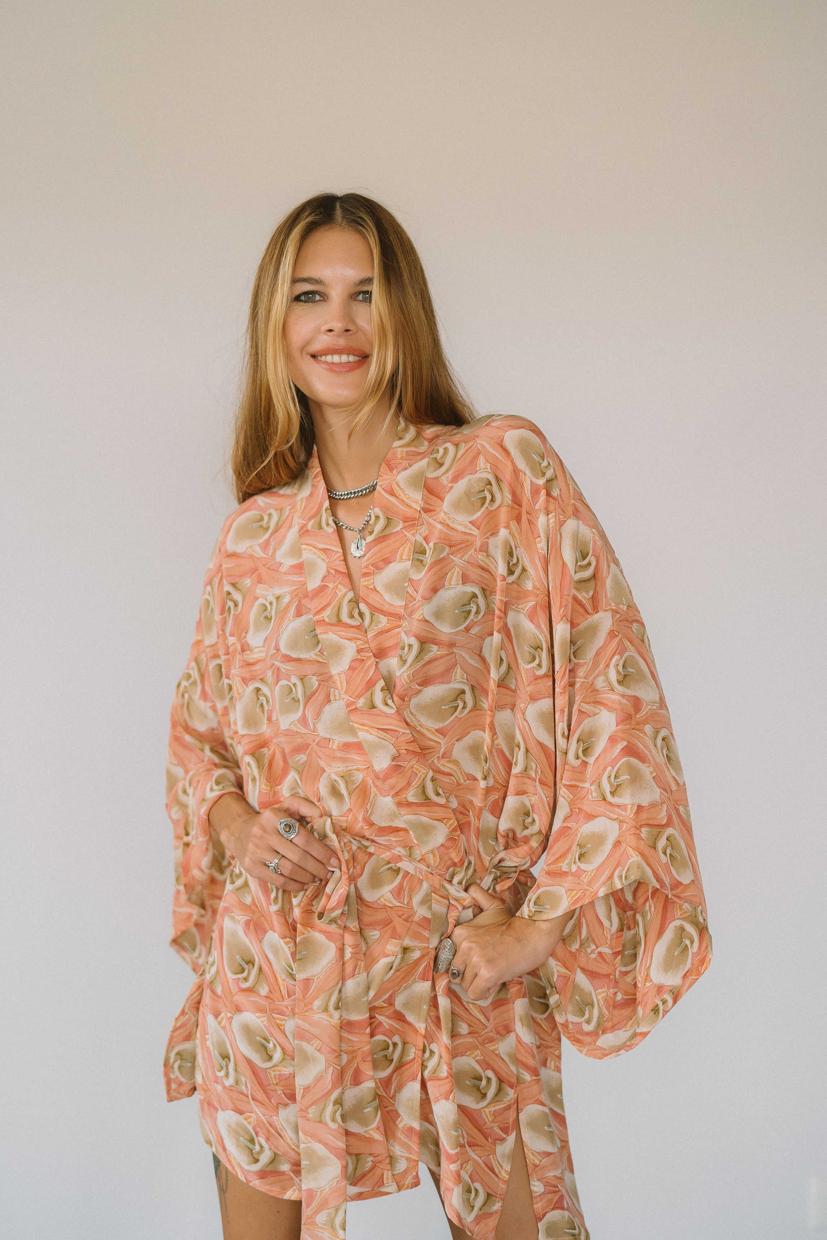 Kimono Wrap Dress - Kelce