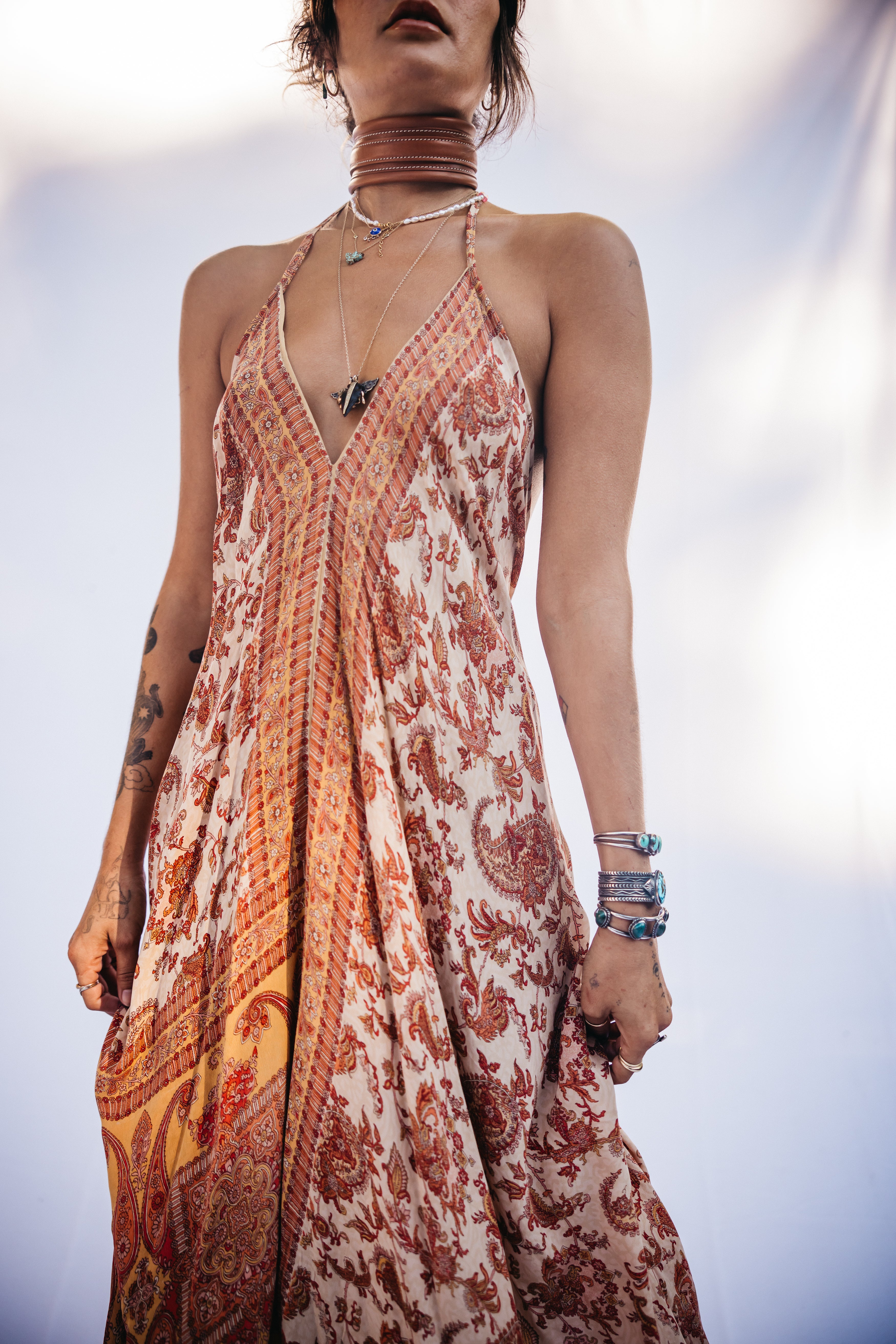 Sun Child Classic Silk Dress - Eclaire