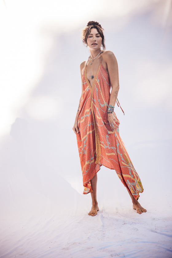 Sun Child Classic Silk Dress - Sparkle