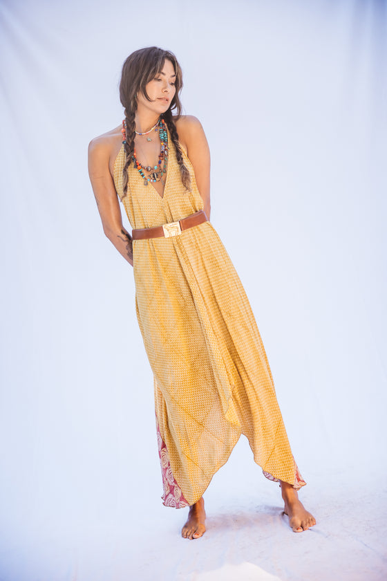 Sun Child Classic Silk Dress - Junebug
