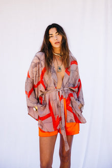  Kimono Wrap Dress - Sunbeam