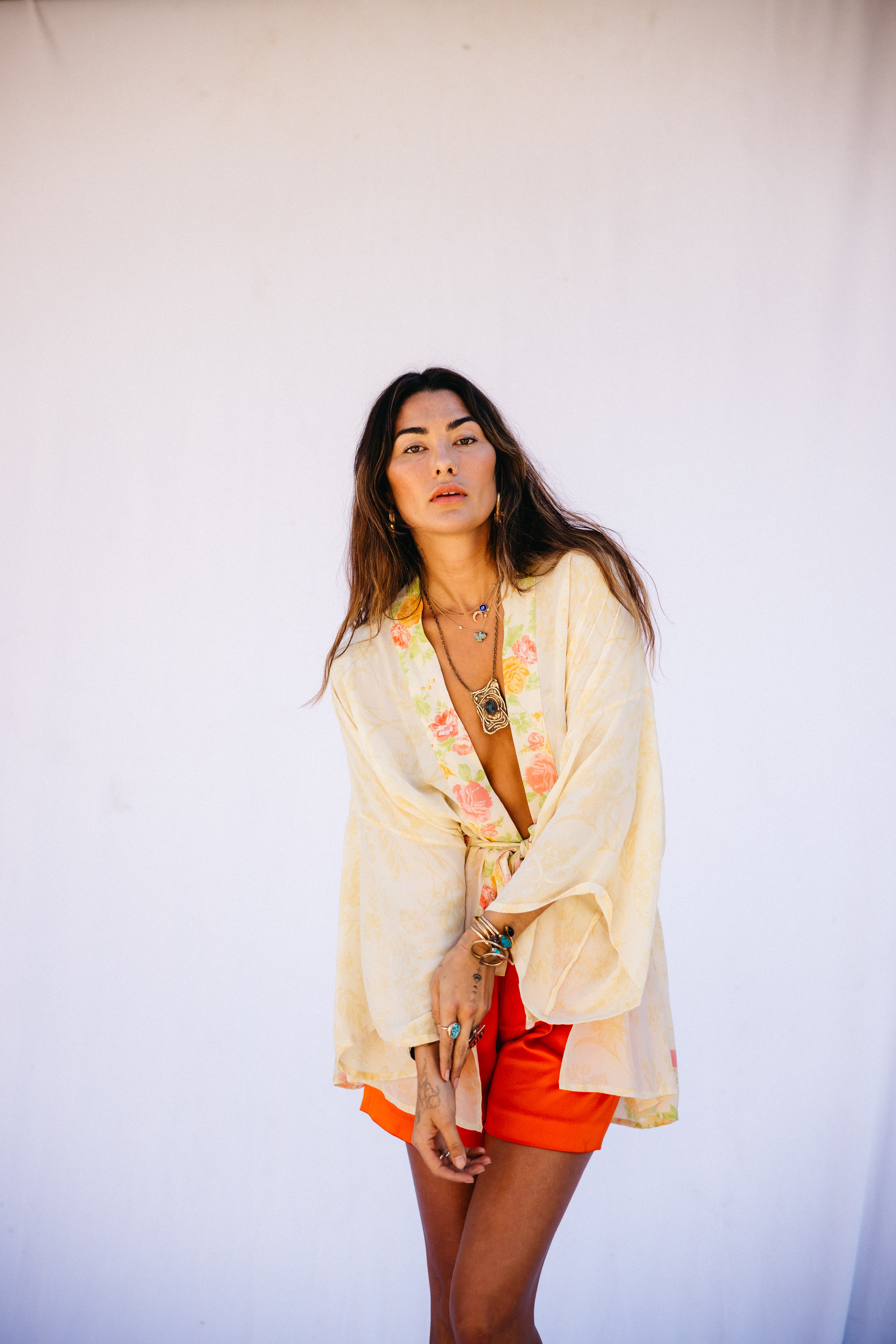 Kimono Wrap Dress - Okii