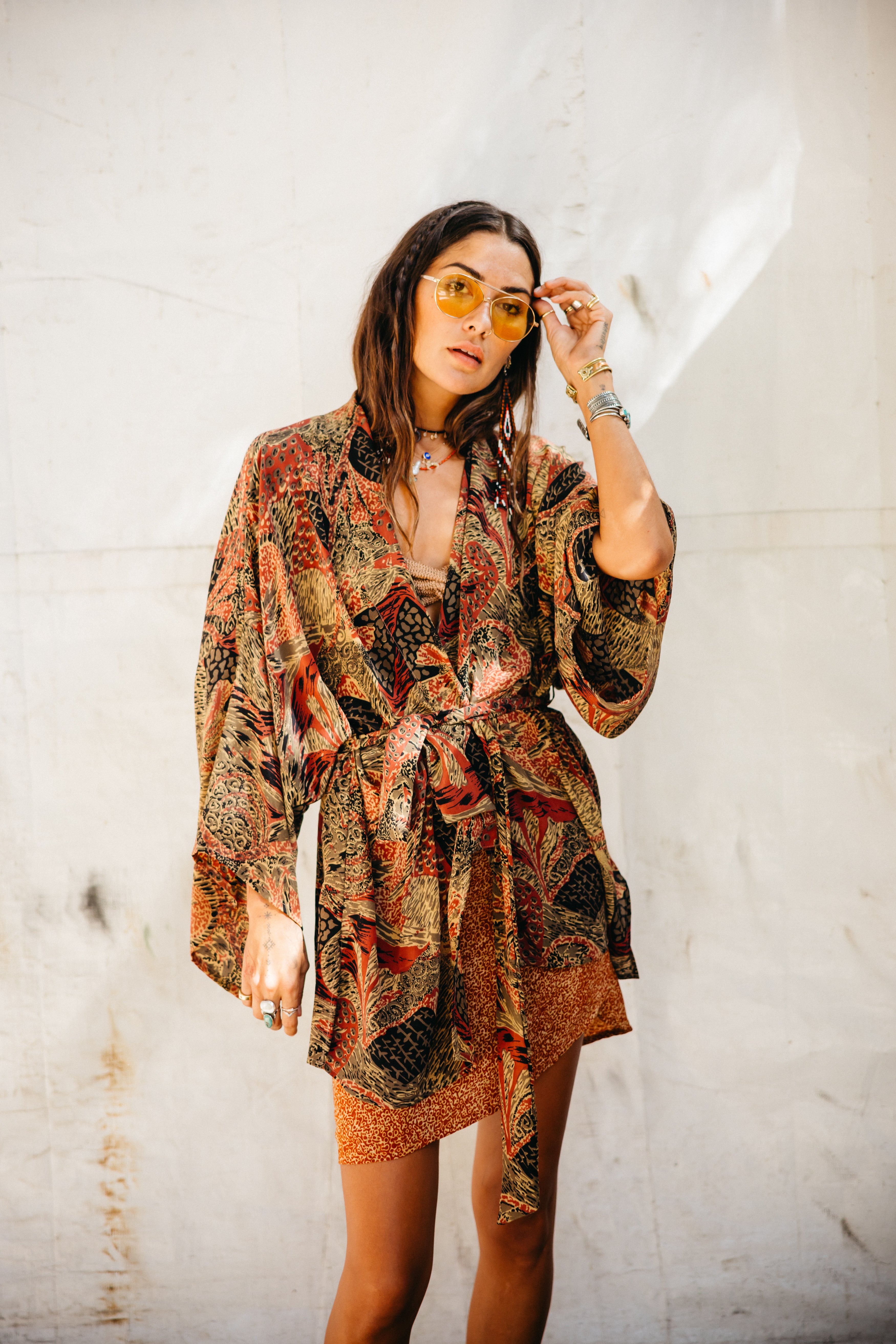 Kimono Wrap Dress - Kat