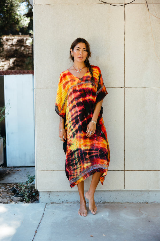 Long Caftan - Firey