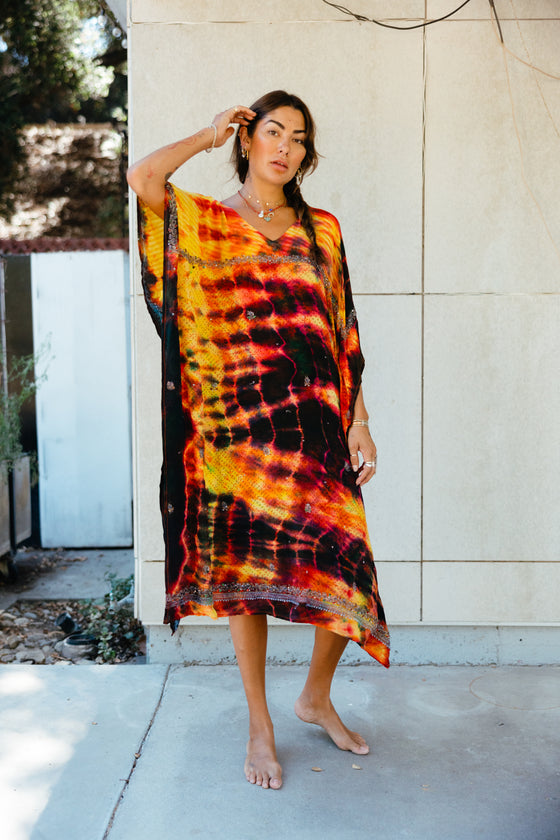 Long Caftan - Firey