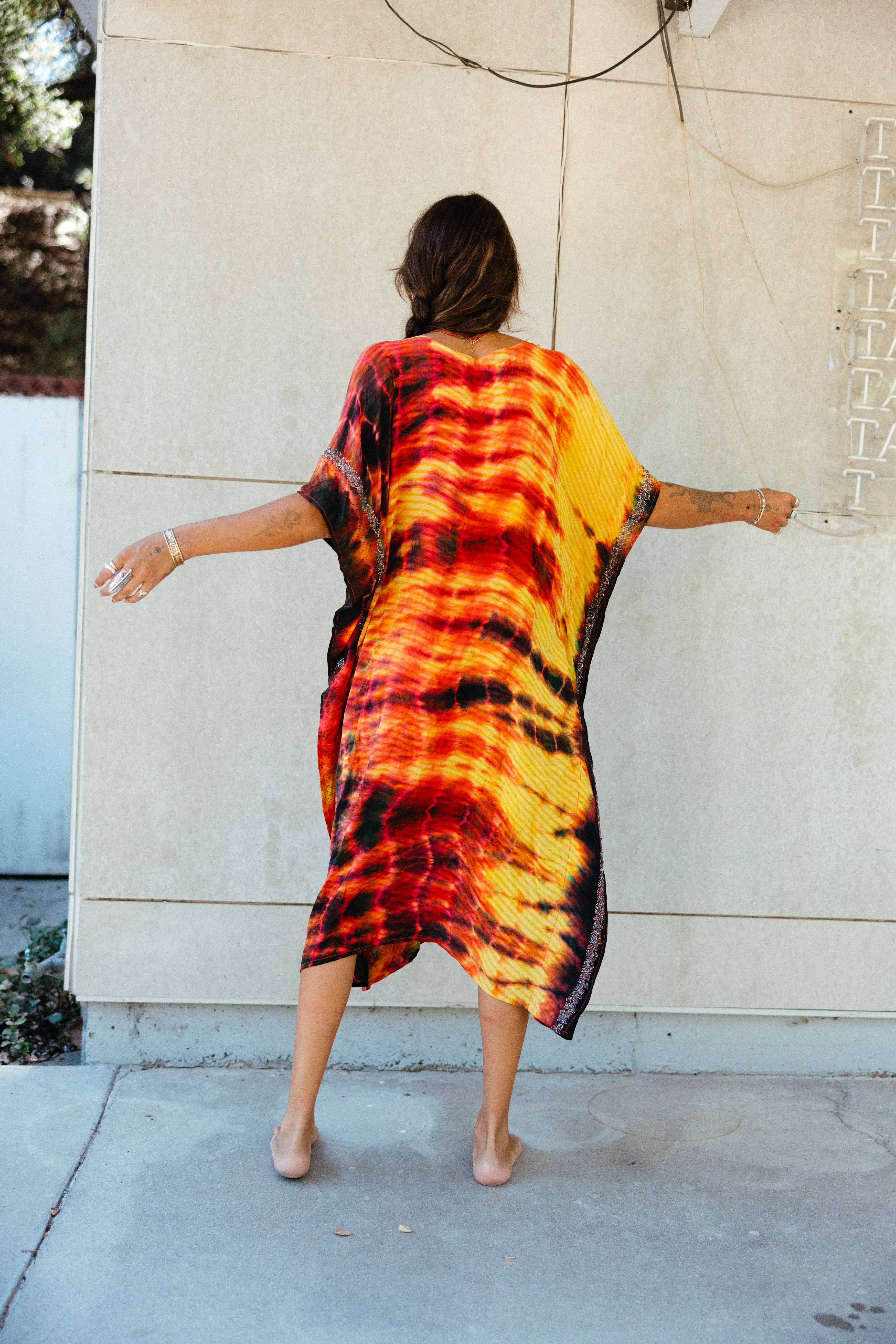 Long Caftan - Firey