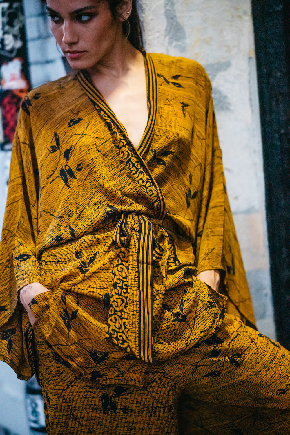 Kimono Wrap Dress - DTLA