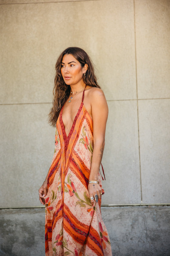 Sun Child Classic Silk Dress - Jenner