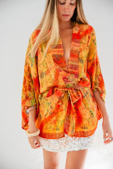  Kimono Wrap Dress - Juno