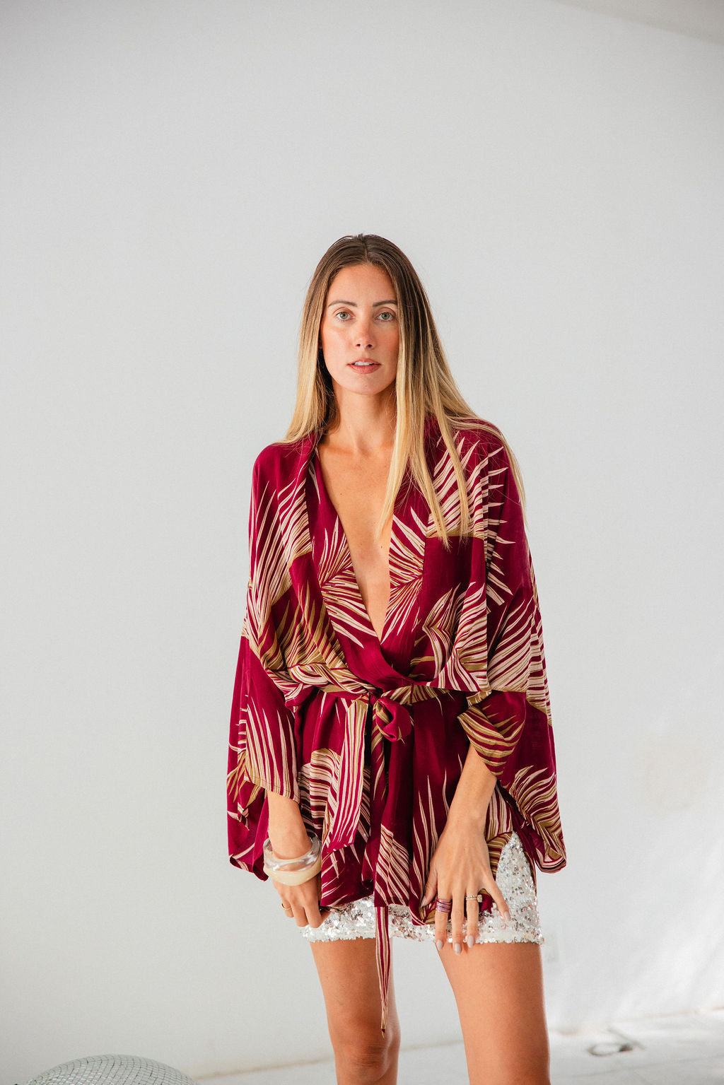 Kimono Wrap Dress - Stamos