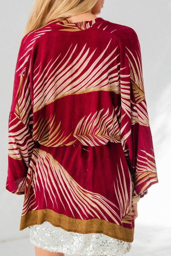 Kimono Wrap Dress - Stamos
