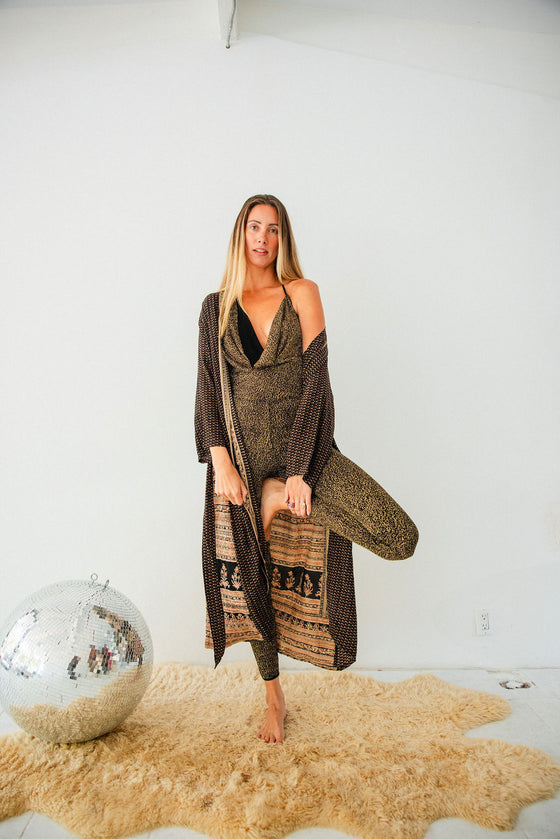 Long Jacket With Belt - Aja