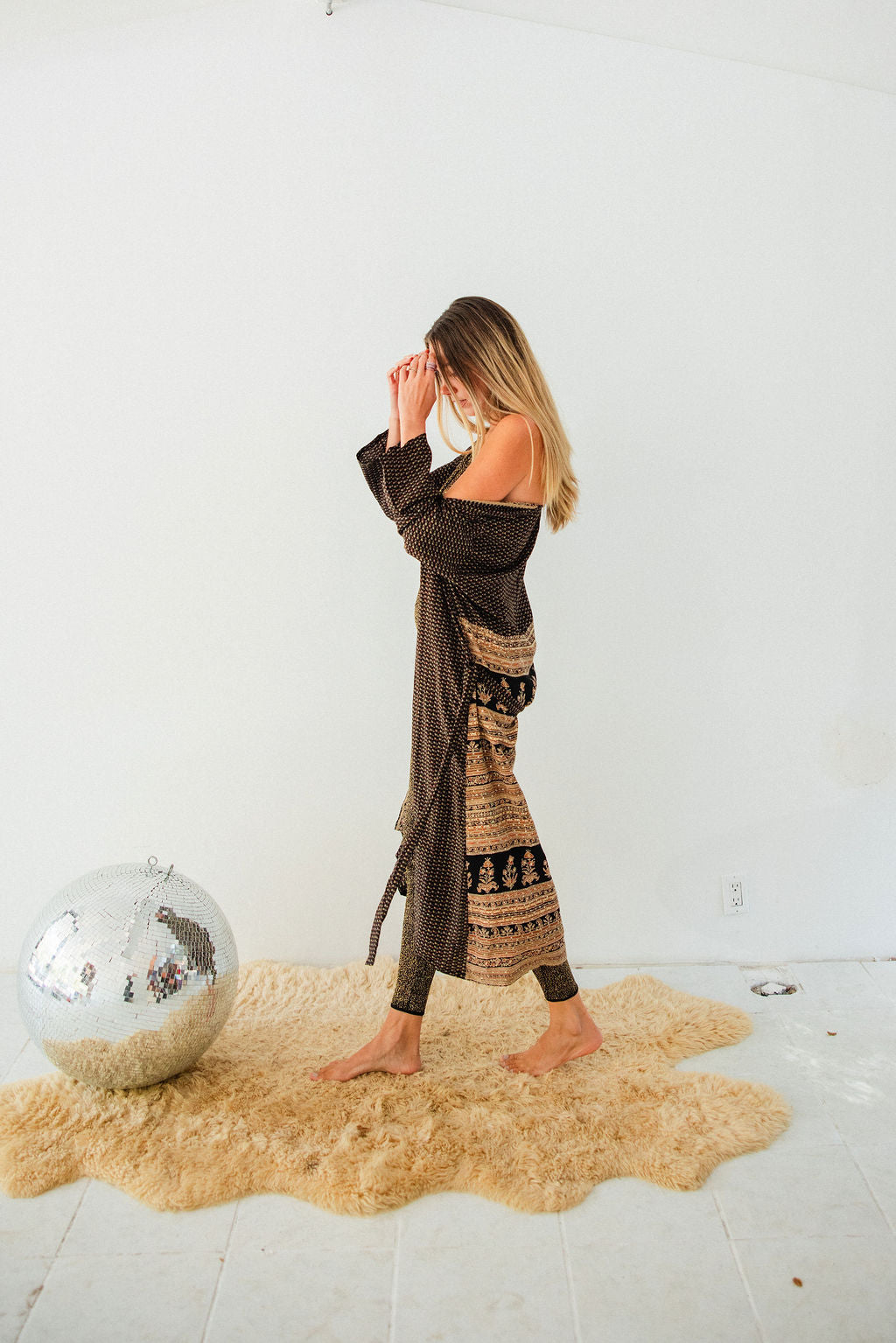 Long Jacket With Belt - Aja