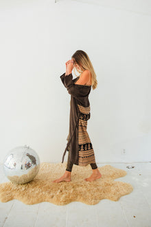  Long Jacket With Belt - Aja