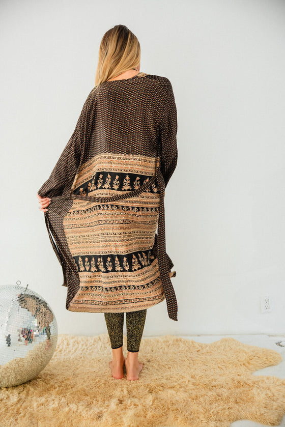 Long Jacket With Belt - Aja