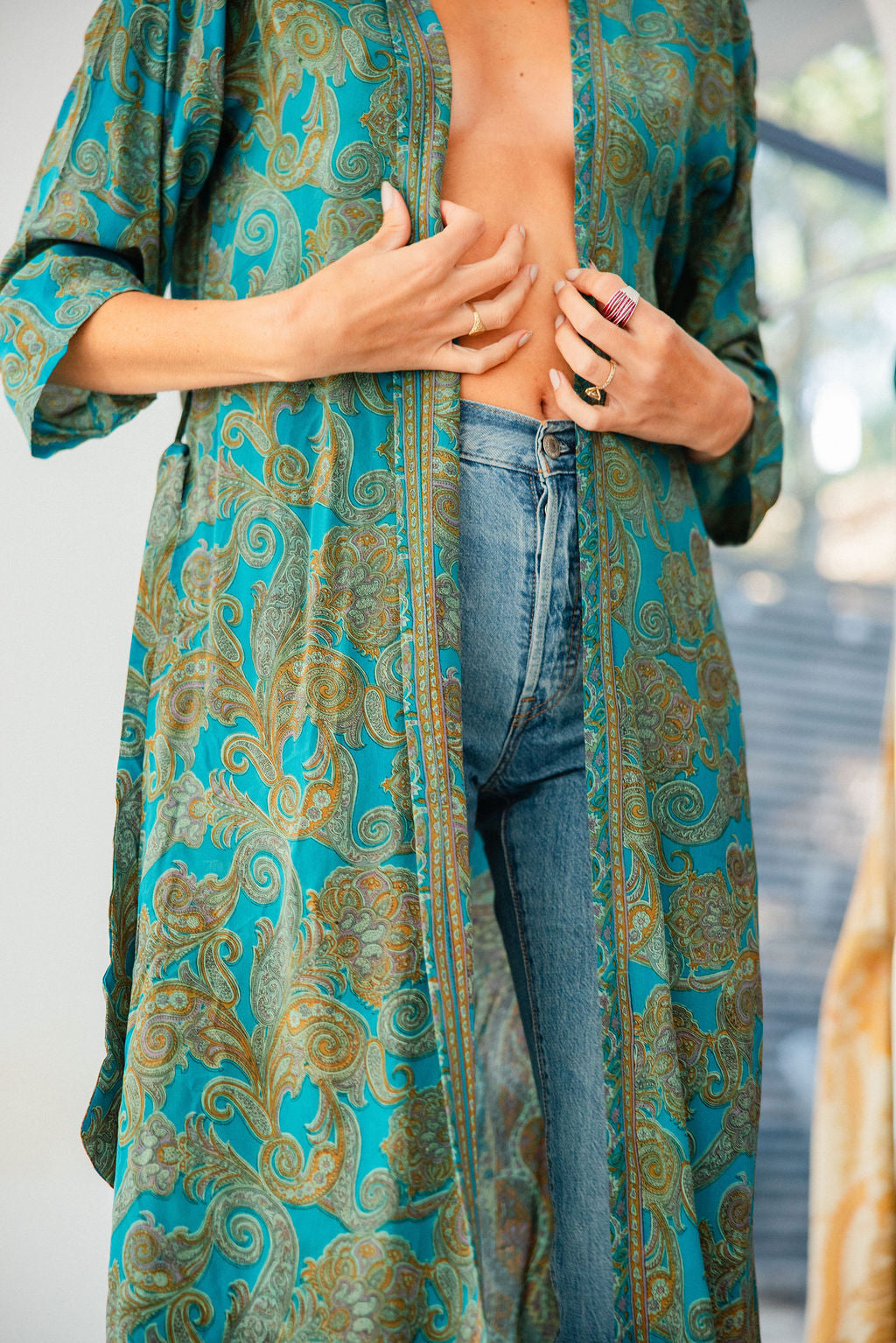 Long Jacket With Belt - Chrysellis