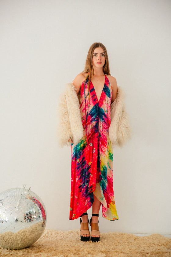 Sun Child Classic Silk Dress - Reuban