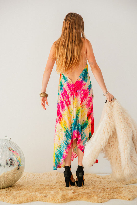 Sun Child Classic Silk Dress - Reuban