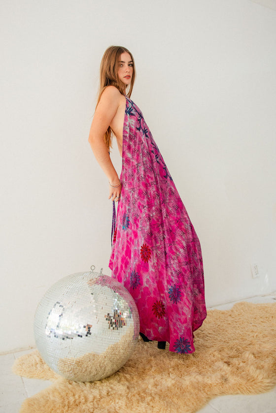 Sun Child Classic Silk Dress - Rocky