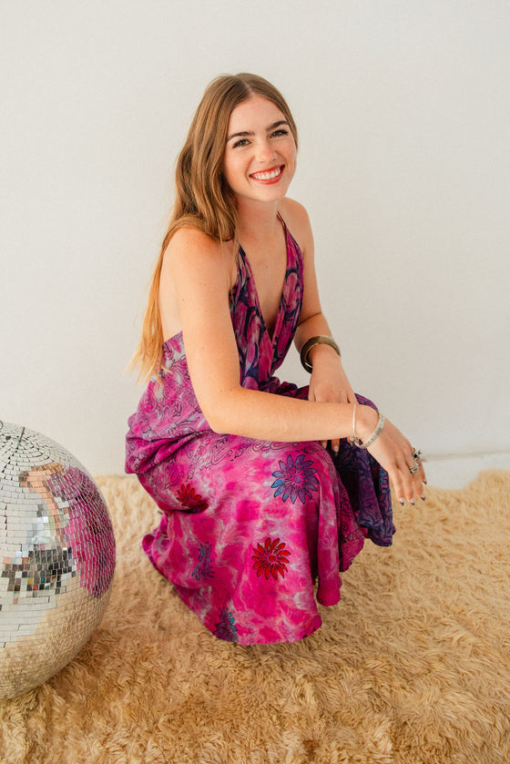 Sun Child Classic Silk Dress - Rocky