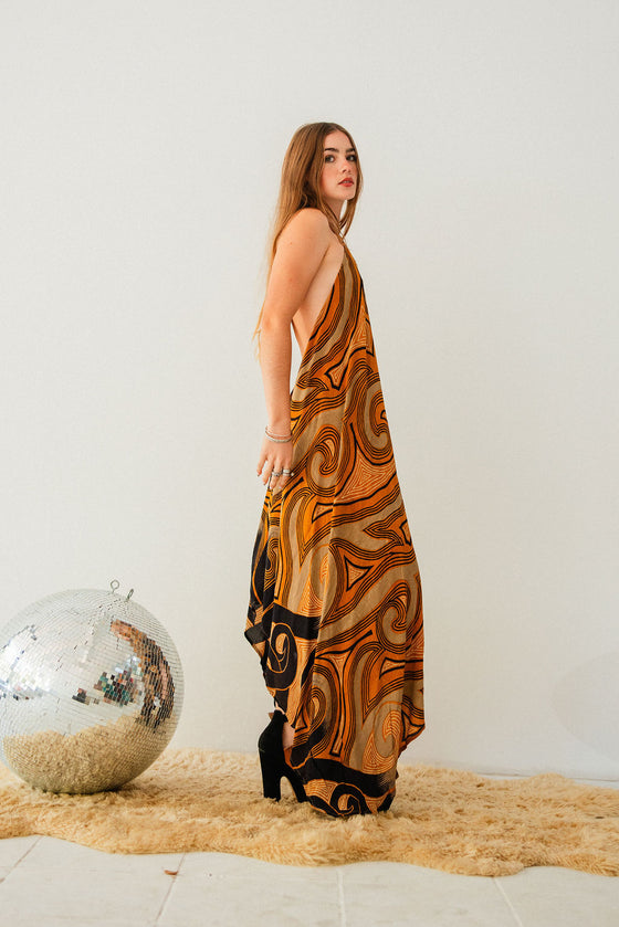 Sun Child Classic Silk Dress - Bayside