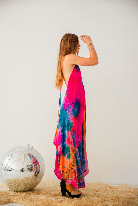 Sun Child Classic Silk Dress - Odette