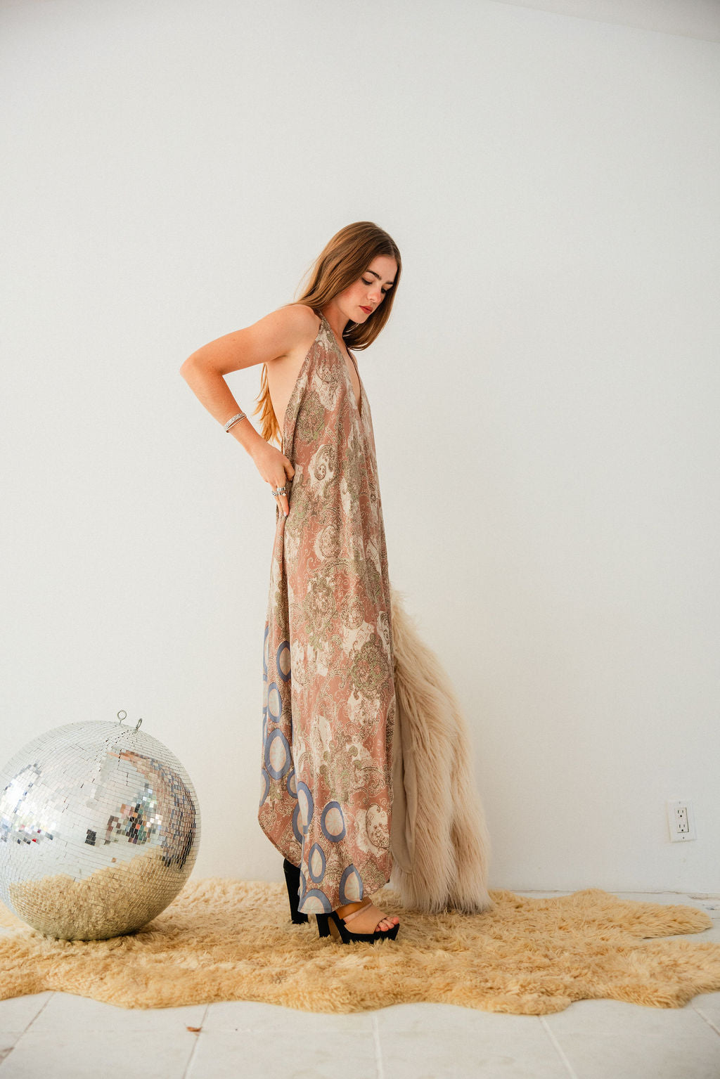 Sun Child Classic Silk Dress - Annika