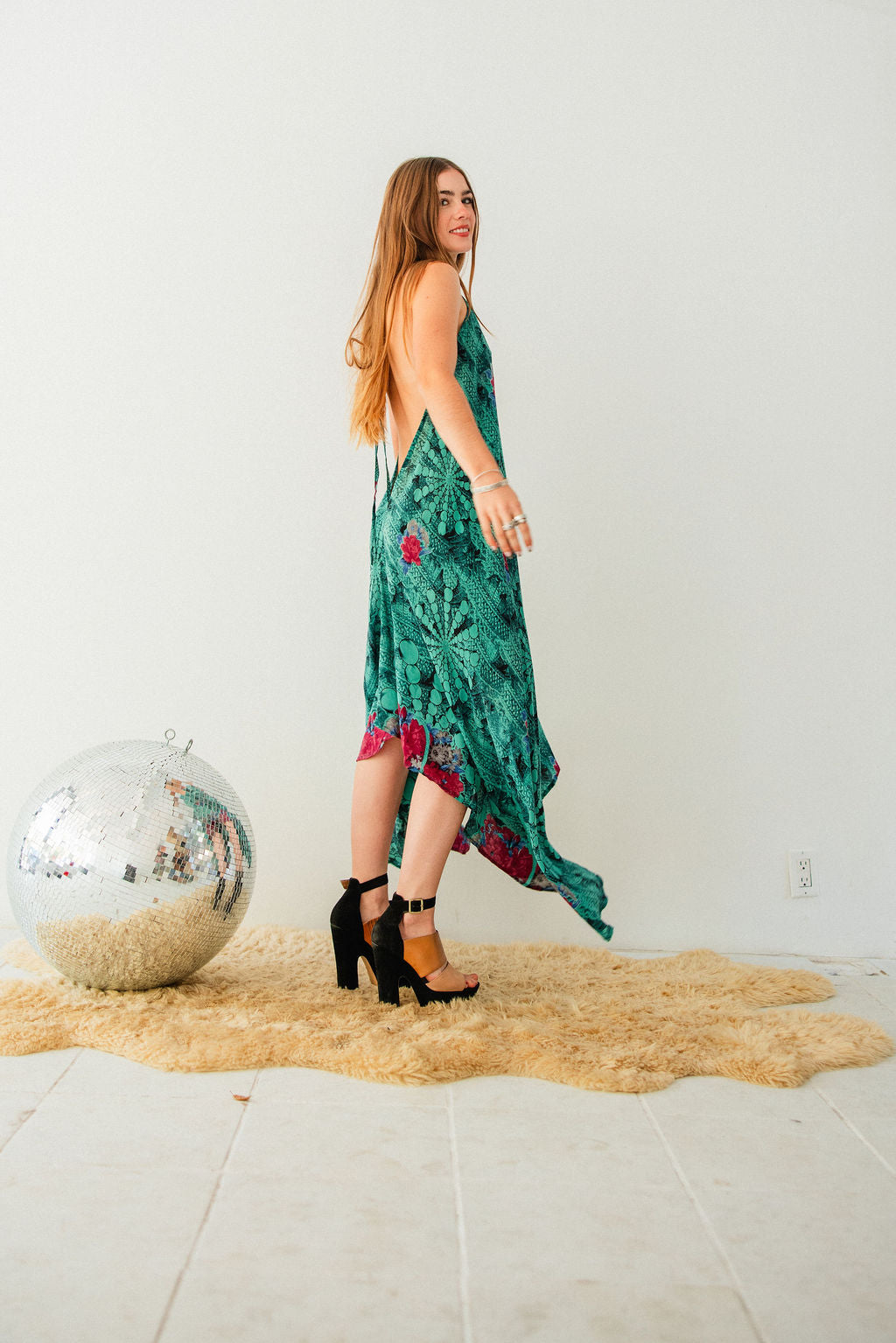 Sun Child Classic Silk Dress - Maya