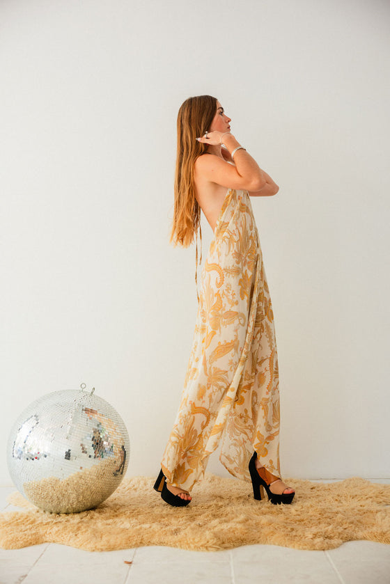 Sun Child Classic Silk Dress - Clara