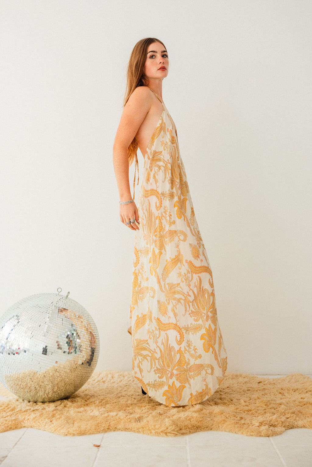 Sun Child Classic Silk Dress - Clara